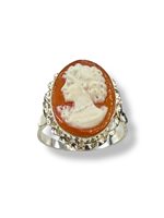 Ringe Mandile 1922 Dame Cammei  in Silber Conchiglia 2MANCM2 - 2MANCM2